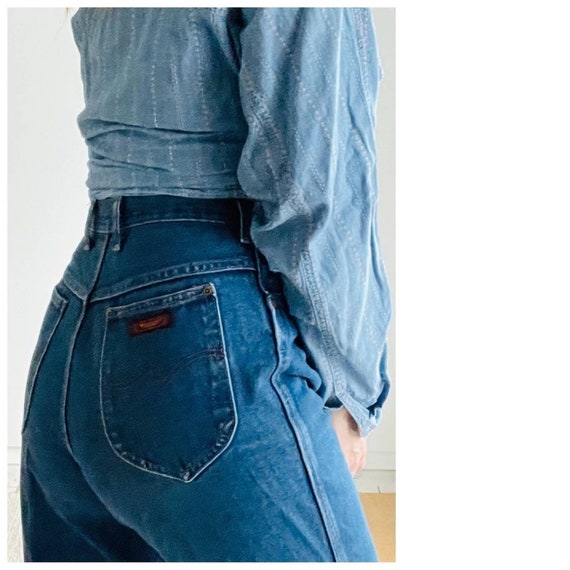 Vintage 70s Wranglers High Waist straight Leg 8-10