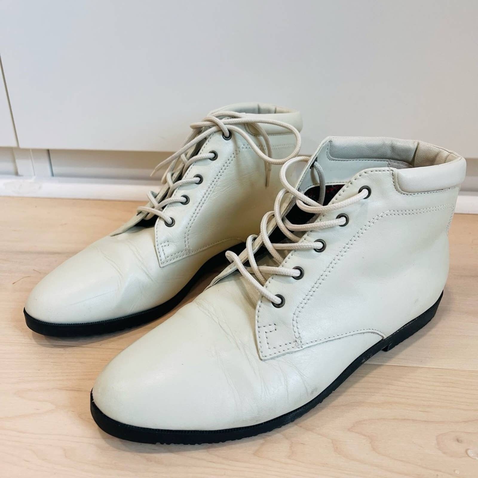 White Granny Boots - Etsy