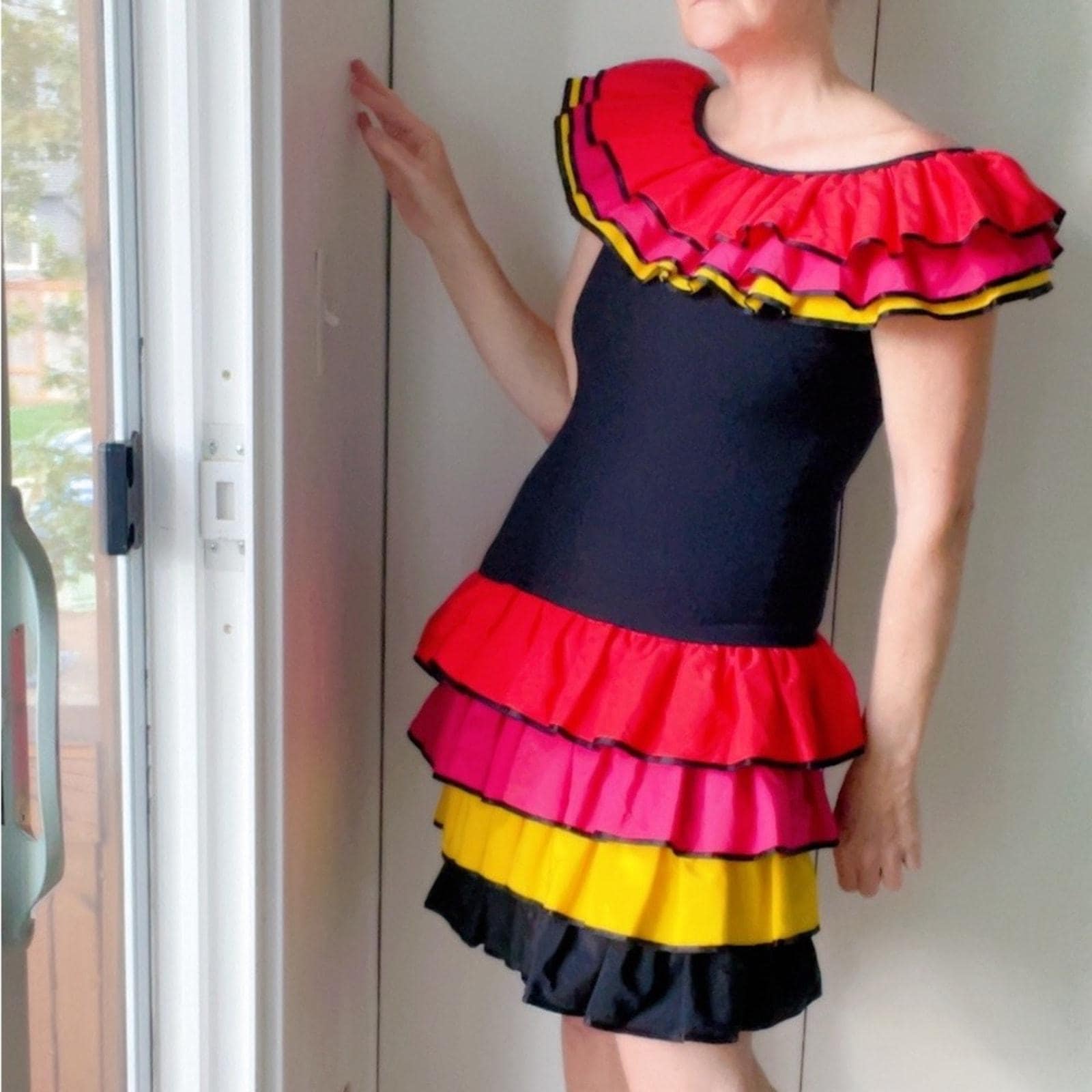 90s Silk Ruffle Dress - Etsy