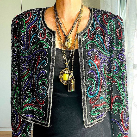 glitzy evening jackets