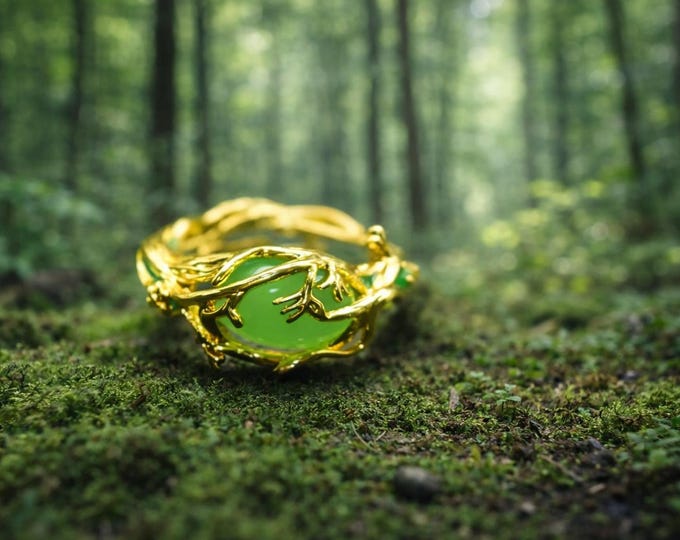 Featured listing image: Be My Druidess Ring, Handcrafted