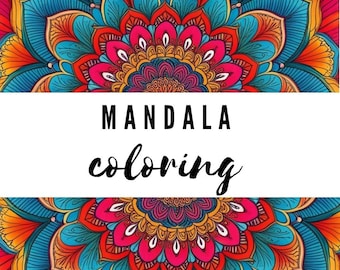 Mandala coloring