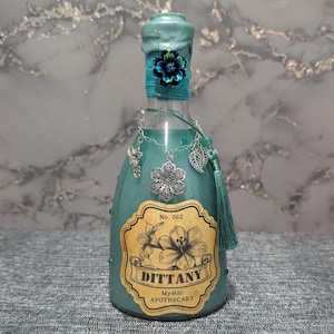 Dittany - Instant Healing decorative bottle, magical, mystical, display, charms, sealed, potion.