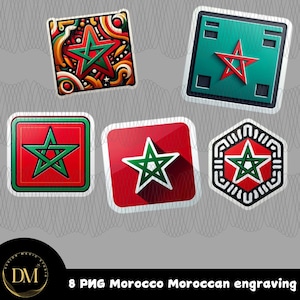 5 Morocco Logo Designs - Unique Moroccan-Inspired Logos for Digital and Branding Projects