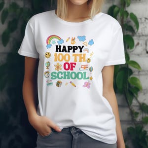 Happy 100 Days of School png, svg, pdf, 100 Days of School Era Png, School Teacher 100 Days Png, 100 Days Brighter Png, Dalmatian Dots