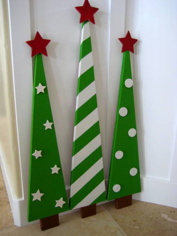 SALE Free Shipping Sale Wooden Christmas Trees Home Decor - Etsy