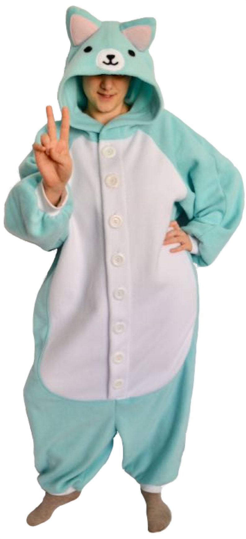 PDF Animal Onesie kigurumi Sewing Pattern Teen/adult V1 Etsy Denmark