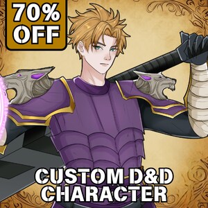 DnD | DND Character Commission | Custom DnD Character | Dungeon and Dragon | DnD Character Potrait | Fantasy Character Commission | RPG