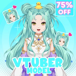 Custom Vtuber Model | Vtuber Commission | Vtuber Model Female & Male | Vtuber Live2d Rigging | Vtuber Asset | Live2d Model Custom | PNGTuber