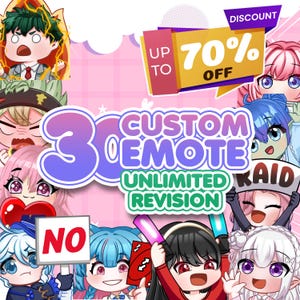 Eigene Twitch Emotes: Animierter Chibi Stil - Inkyusora