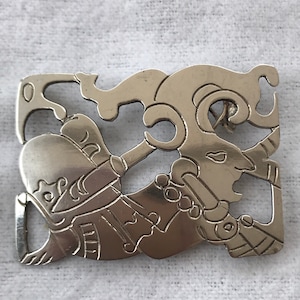 Vintage Guatemalan Sterling Silver pin