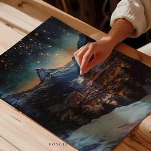 Velaris 油絵プリント：ACOTAR ナイトコートアート（デジタルダウンロード） 画像 8