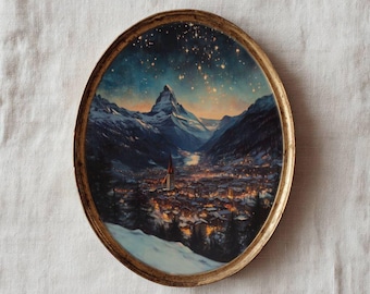 Velaris Oil Painting Print: ACOTAR Night Court Art (Digital Download)