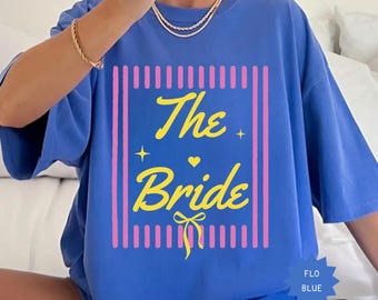 Comfort Colors® Bridal Party Shirts, Bridesmaid Proposal Gift, Maid Of Honor Tee, Mother Of The Bride, Matching Bachelorette Wedding Shirt