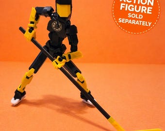 Hockey Gear for Dummy 13 | 3D Printed Winter Sports Action Figure Accessories