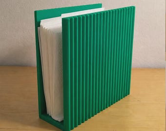 Napkin Holder | 3D Printed Minimalist Space Saving Rack Kitchen Organizer Tool