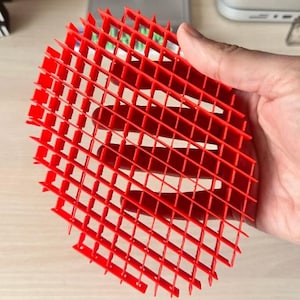 Waffle Fidget | 3D Printed Morphing Desk Toy for Stress Relief and Sensory Stimulation