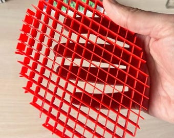 Morphing Fidget Waffle | 3D Printed Desk Toy for Stress Relief Sensory Stimulation