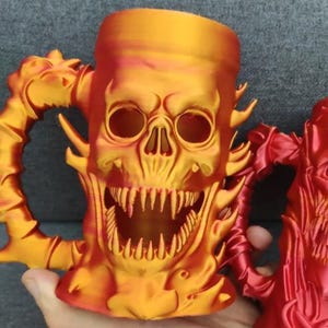 Deep Horror Can Holder Koozie | Fits Tallboys | Riser for 12oz Cans Included | 3D Printed