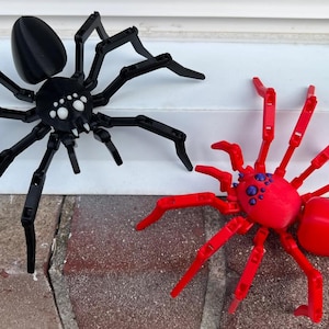Giant Articulated Spider | 3D Printed Halloween Decoration Toy
