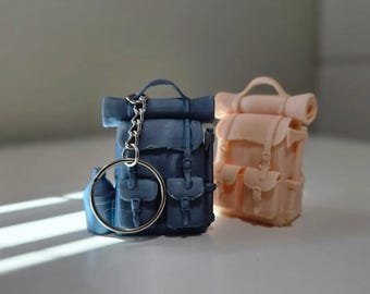 Mini Hiking Backpack 3D Printed Keychain