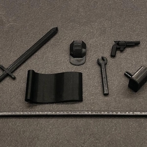 Accessories Pack for Dummy 13 | 3D Printed Action Figure Addon Pack