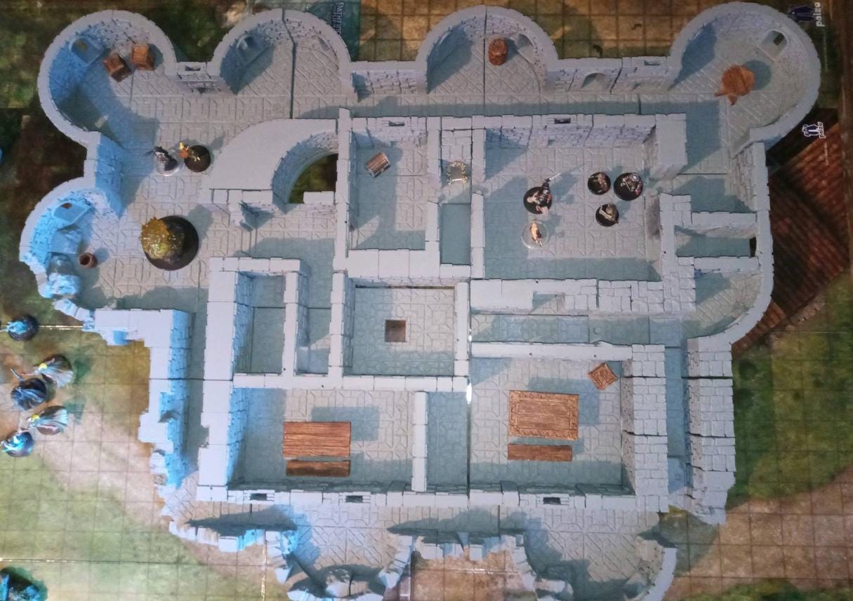 Modular Castle for Dnd | 3D Printed Dungeons and Dragons Keep Multi ...