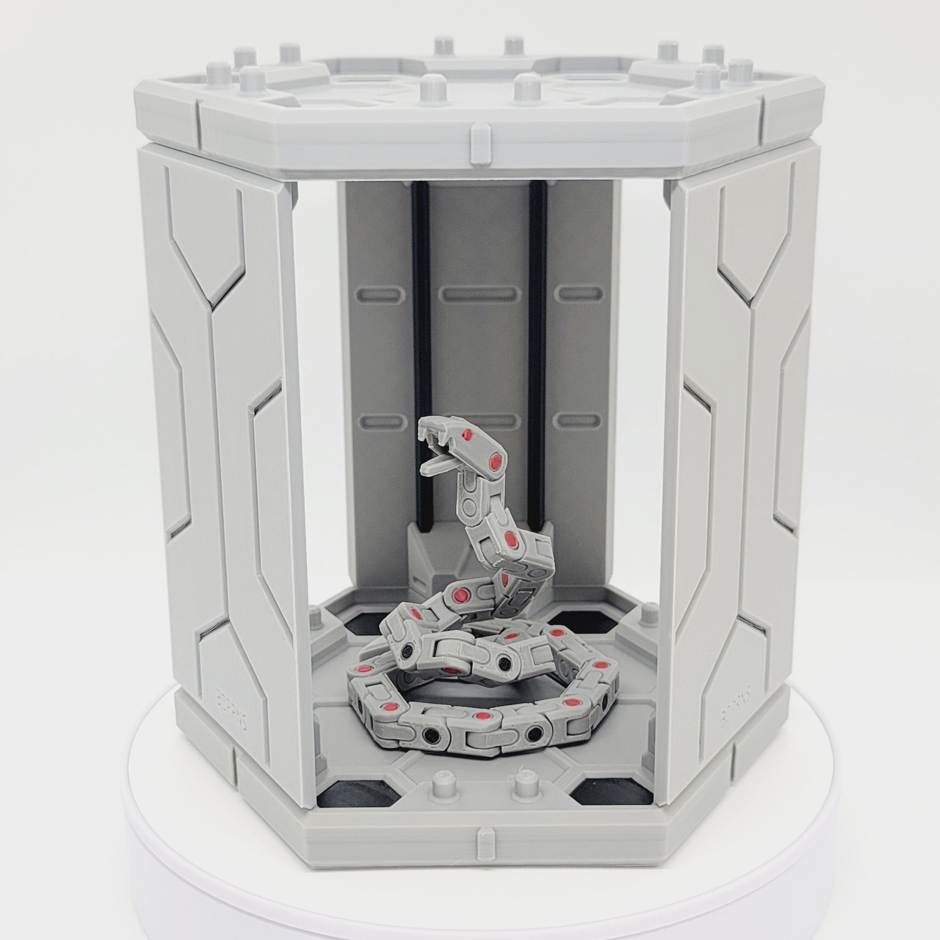Hexa Base for 1:12 Scale Action Figures | Robot Mech Fortress | 3D ...