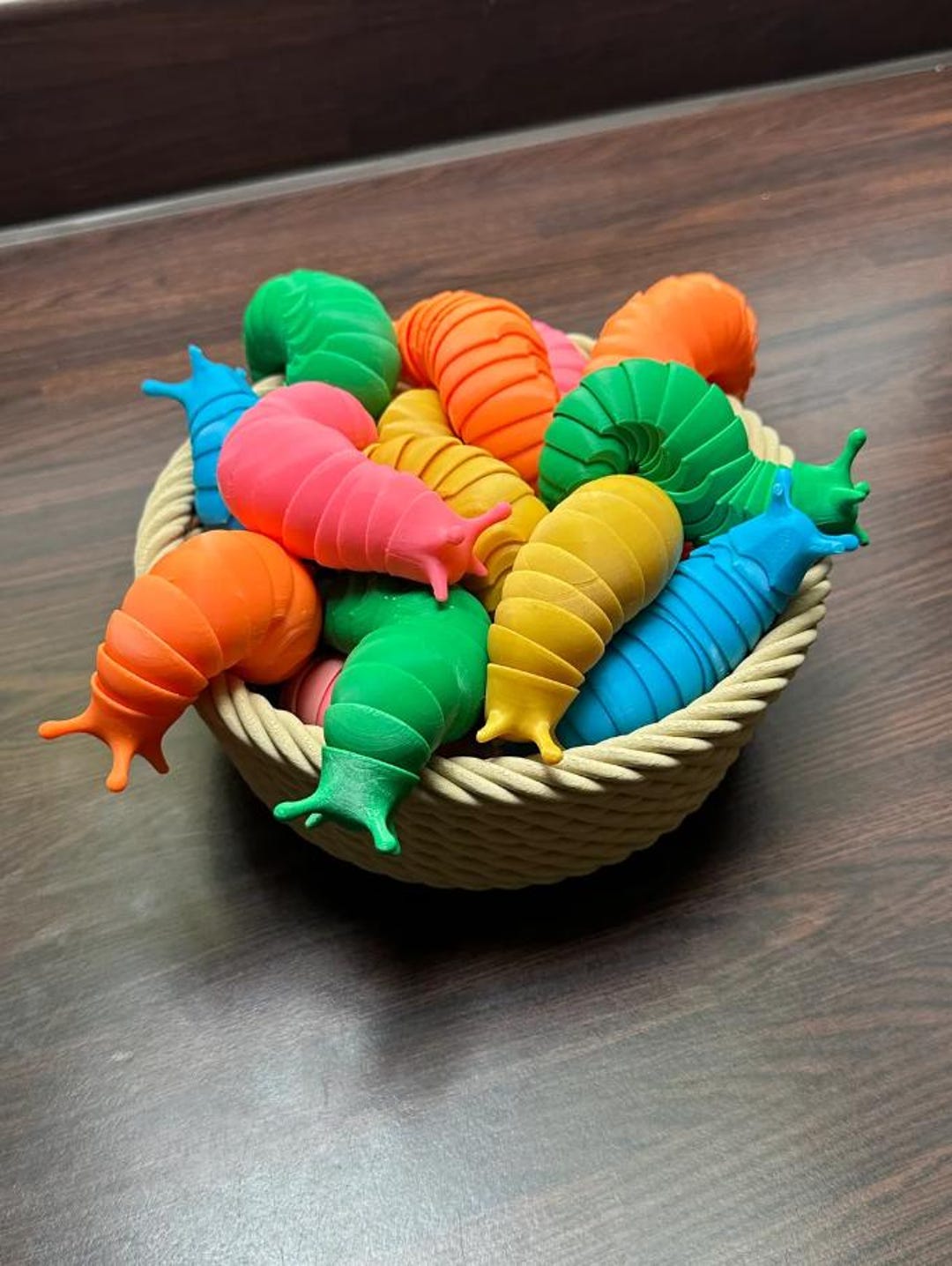 Desk Slug Articulated Slug Desk Toy | Flexible Fidget Figure | Sensory Stim Gift ...