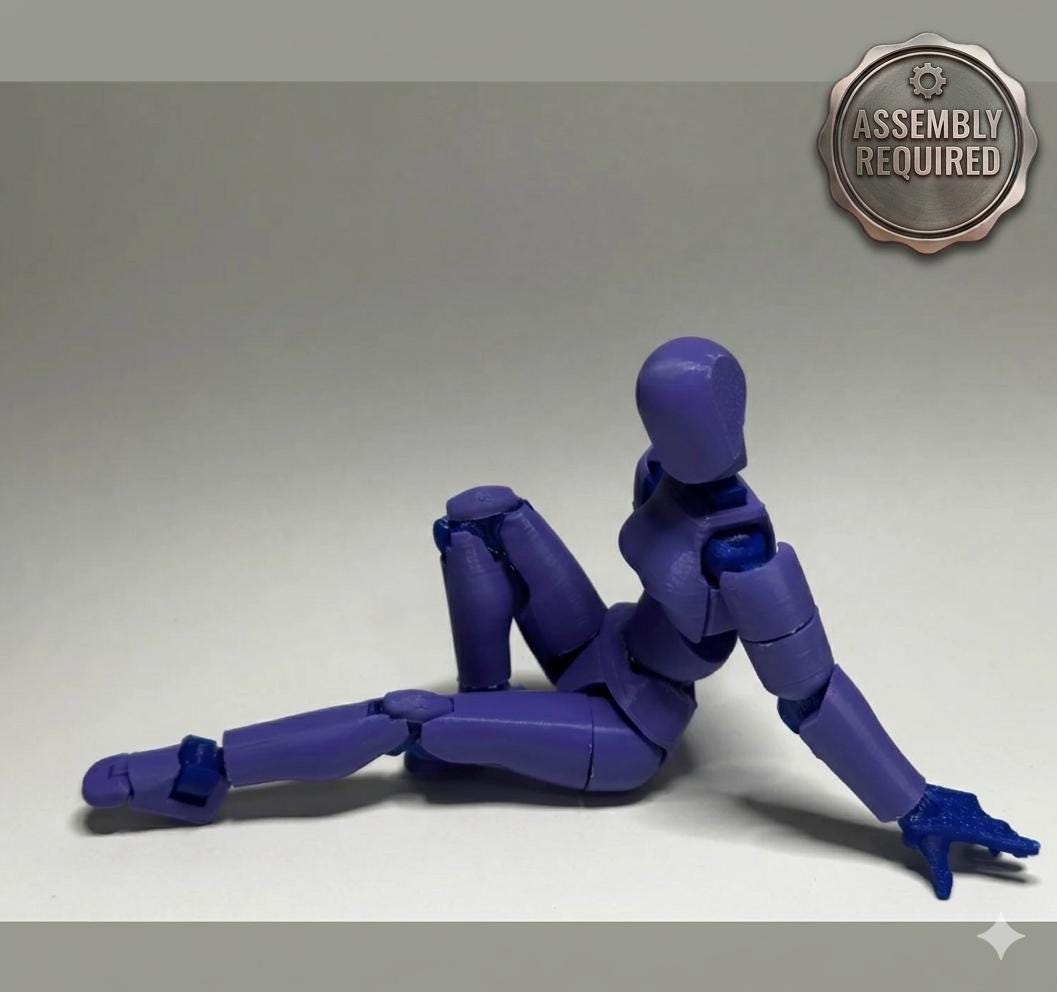Maiden 13 | SPECIAL EDITION Dummy 13 Action Figure | 3D Printed