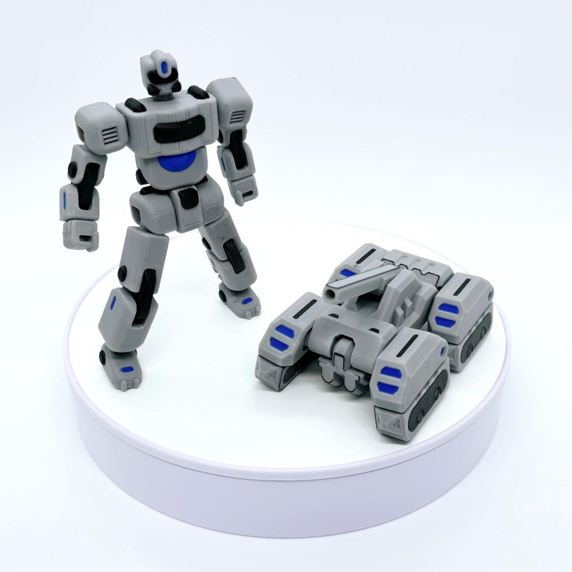 Labrador V2.0 | Robot Mech Action Figure | 3D Printed Morphing