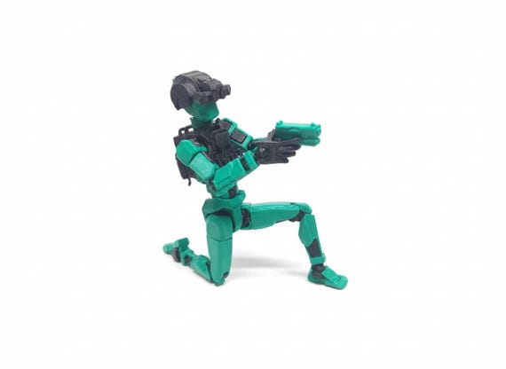JSTHHTT 2 Stuks T13 Actiefiguur – 3D-geprinte Robot Met Beweegbare Gewrichten, Flexibel En Gedetailleerd, Perfect Als Bureaudecoratie Of Verzamelobject
