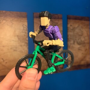Cyclist 13 | Special Edition Dummy 1 | 3D Printed BMX Biker Action Figure and Bicycle image 9