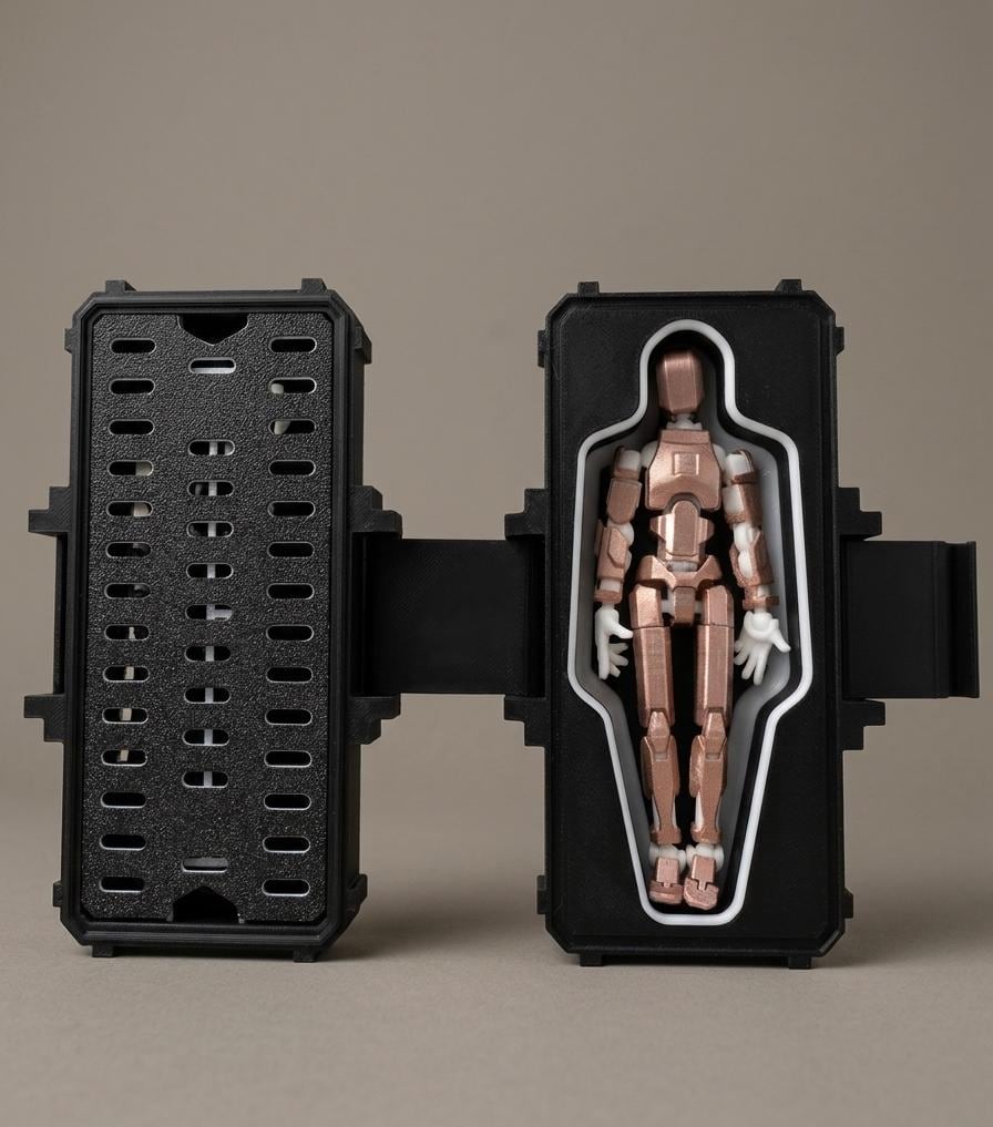 Storage Crate With Stand for Dummy 13 | 3D Printed Action Figure