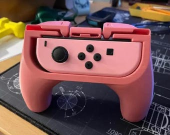 Staffa Di Ricarica E Impugnatura Per Joy-Con - Supporto Portatile Con Grip Comfort, Ricarica Durante Il Gioco, Facile Installazione, Colore Bianco, Accessorio Per Nintendo Switch