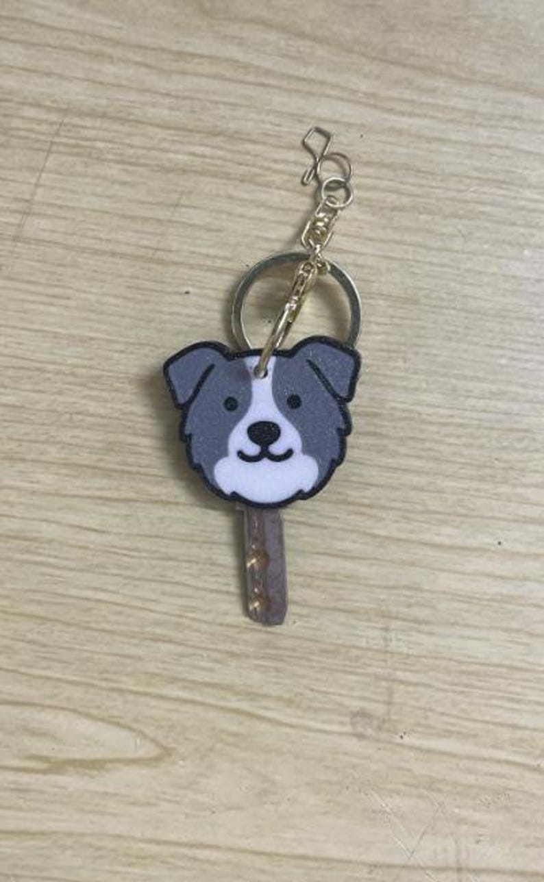 3D Printed Dog Key Cover | Housekey Keychain for Canine Lovers Pet ...