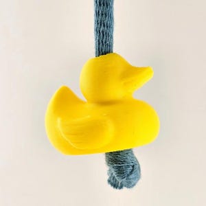 Rubber Duck Cord Beads for DIY Crafts Jewelry Clothing Accessories (2 Pack) 3D Printed