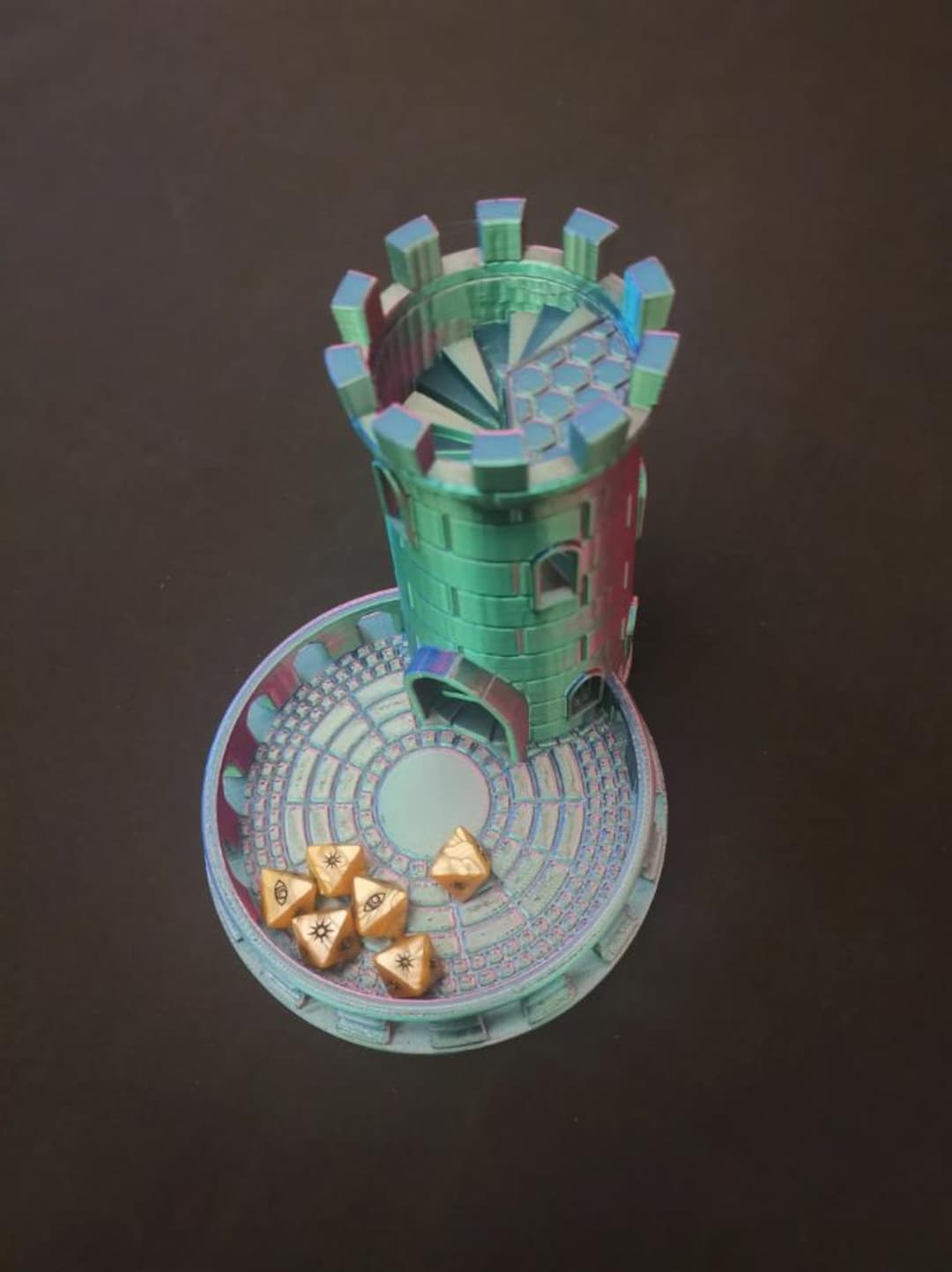 Dice Tower for Dnd | 3D Printed Medieval Tabletop RPG TTRPG Board Games ...