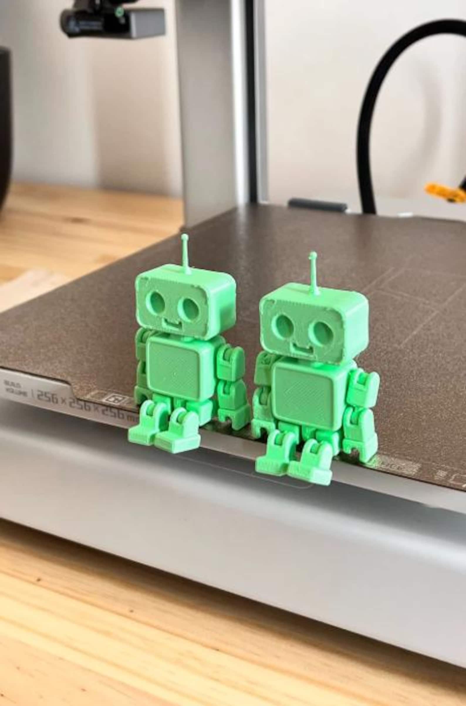 Robot Desk Toy | Adorable 3D Printed Articulated Miniature Fidget ...