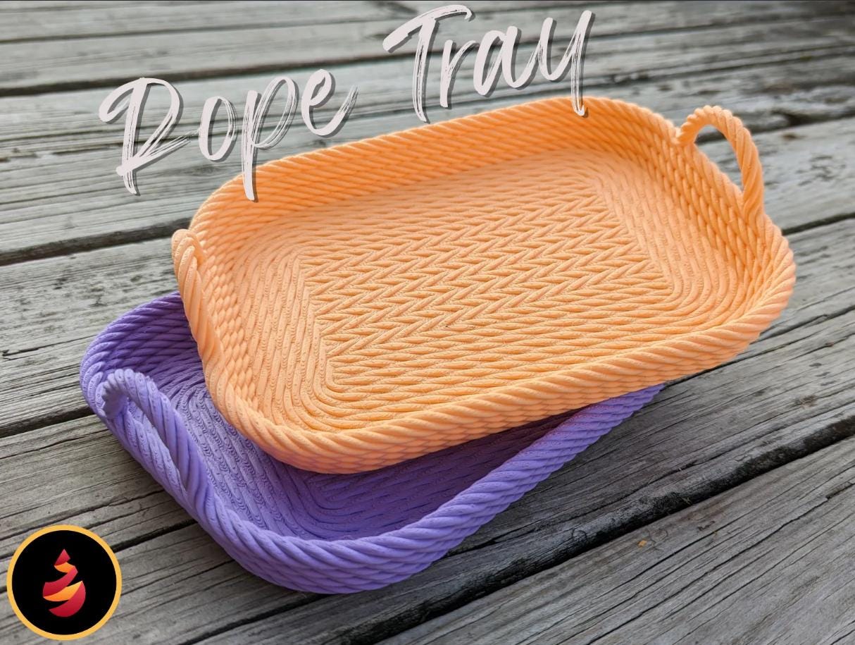 Plastic Rope Tray | 3D Printed Home Decor - Picture 8 of 8