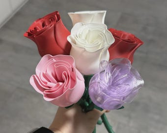Enchanting Rose | 3D Printed Realistic Flower | Romantic Gift Home Decoration