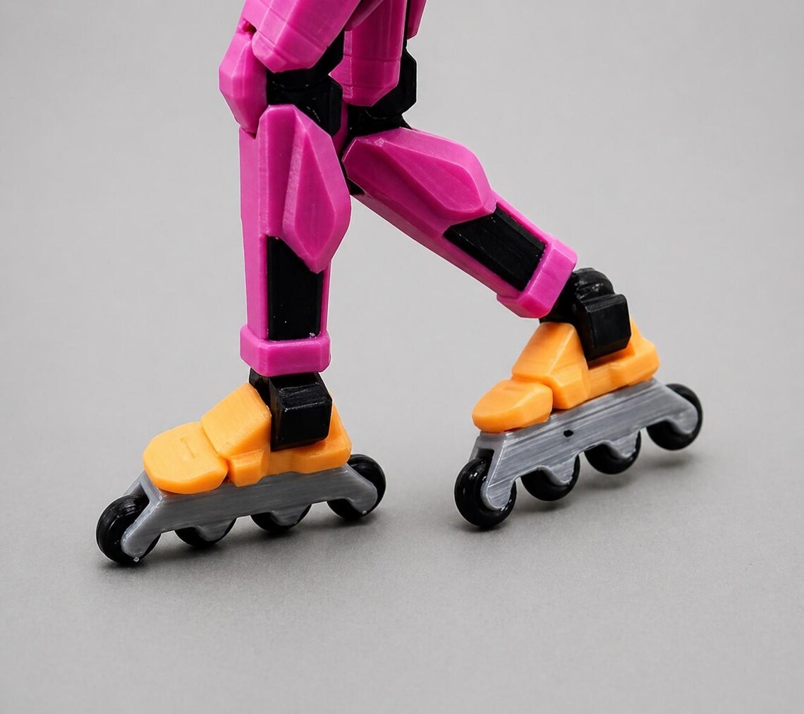 Inline Skates for Dummy 13 | 3D Printed Action Figure Accessory - Etsy