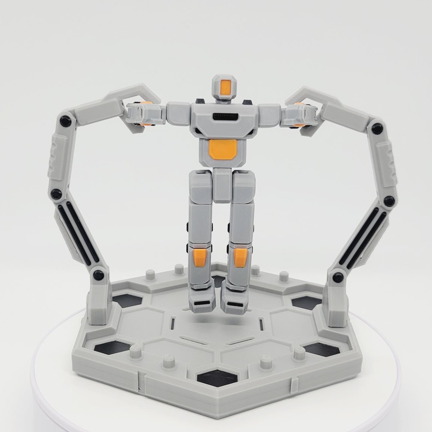 Hexa Base for 1:12 Scale Action Figures | Robot Mech Fortress | 3D ...