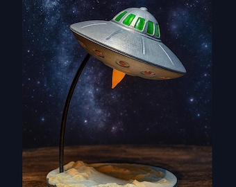 UFO LED Tea Light Holder | 3D Printed Home Decor Interior Lighting