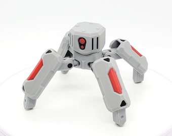 Cubrick & Cube Case | Robot Mech Action Figure | 3D Printed Articulated Toy
