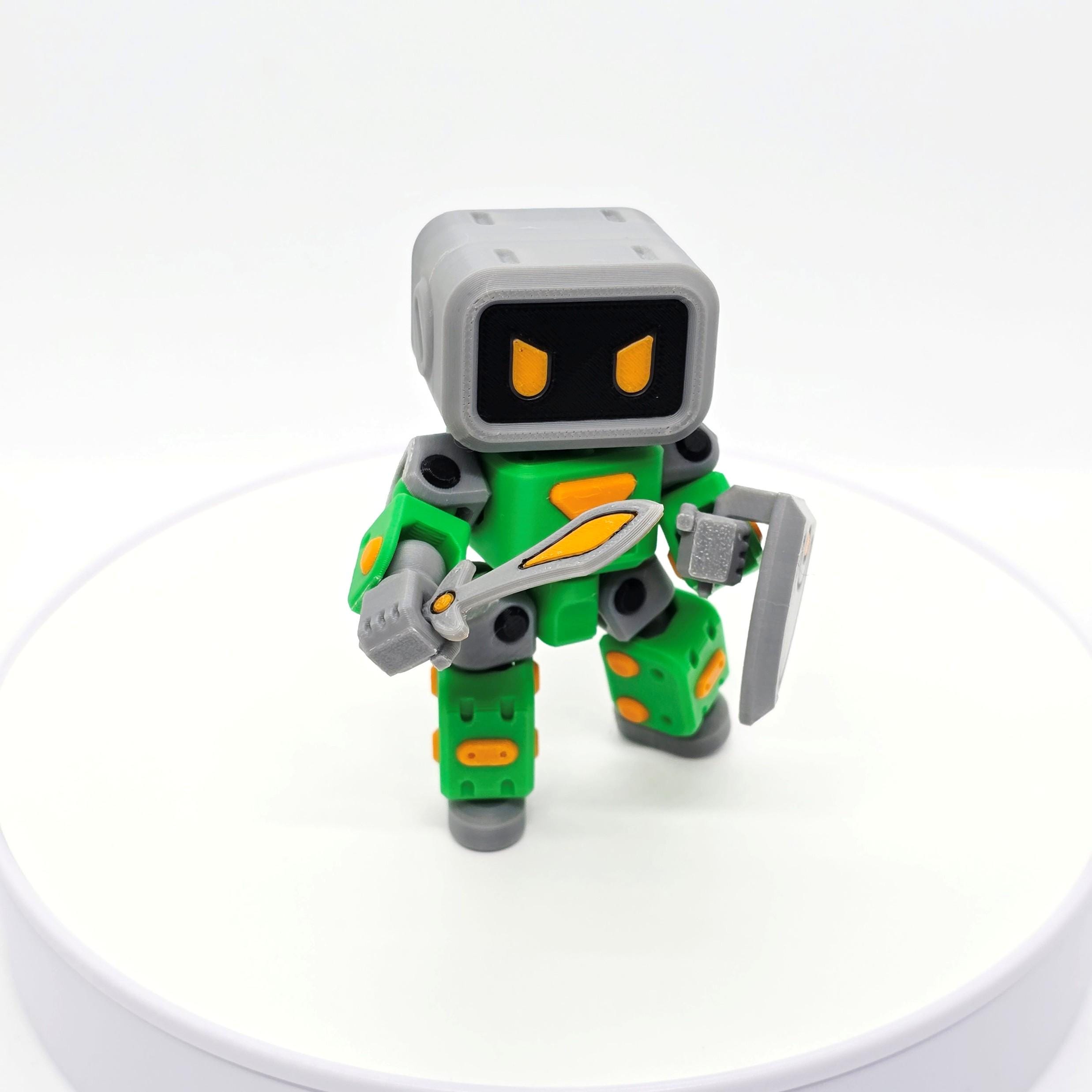 Snappy V2.0 | Robot Mech Action Figure | 3D Printed Humanoid