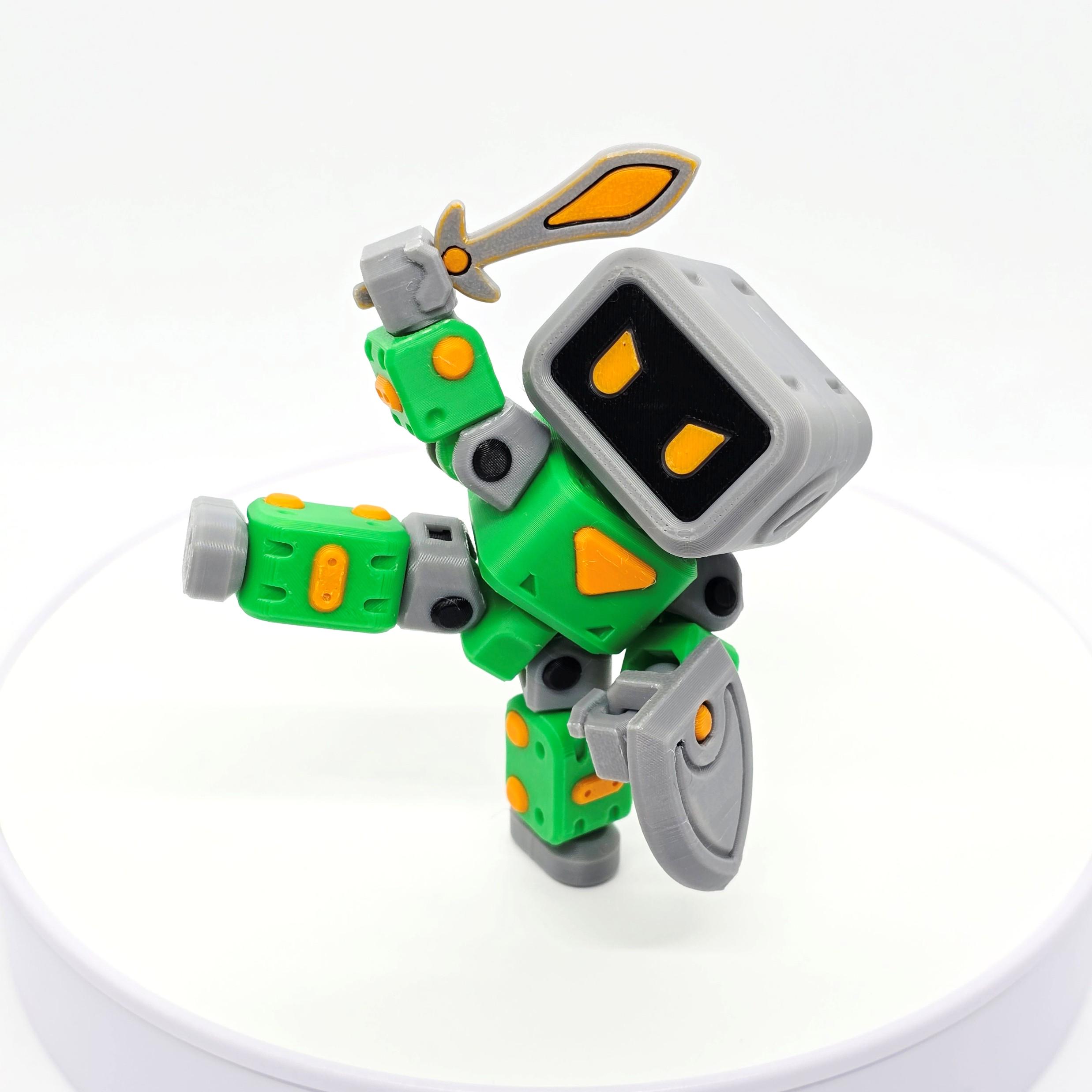 マイロボット1〜87 Snappy V2.0 | Robot Mech Action Figure | 3D Printed Humanoid