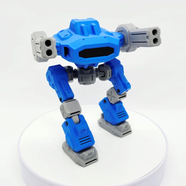 Dominator V2.0 | Robot Mech Action Figure | 3D Printed Humanoid ...