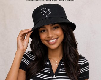 KLS Cotton Bucket Hat, Minimal Streetwear, Unisex Summer Casual Luxury Style