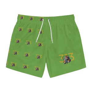 Felle tijgerprint zwembroek, strandkleding, zomerbadmode, zwembadpret, vakantiebenodigdheden, cadeau voor hem